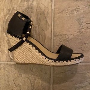 Marc Fisher leather studded sandals